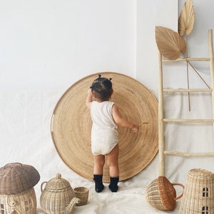 Big Round Rattan Wall Decoration, Rattan Hanging Wall, Rattan Wall Art, Rattan Hanging Ornaments, Rattan Tray Wall Decor, Wall Basket & Tray