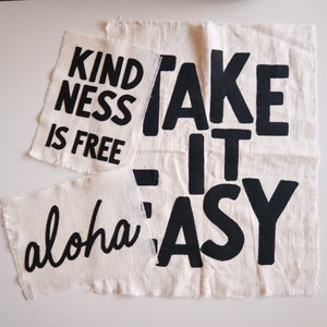Custom Cut Linen Word Art Wall Hanging - Choose Your Font&Colors